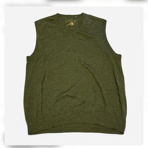 Orvis Men's Olive Green Sweater Vest